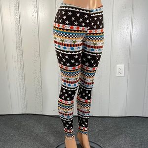 *Always  Women's Geometric Print Leggings Sz OZ